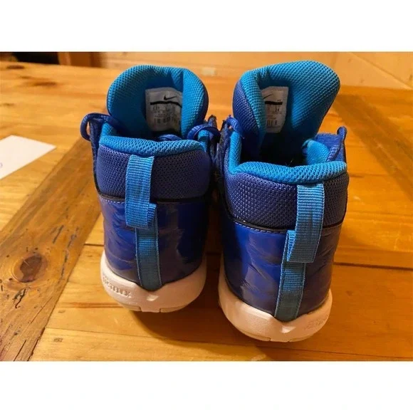 Nike Youth Alpha Menace 2 Shark Football Cleats Blue Unisex Kids 5.5Y Blue GC - Picture 4 of 11